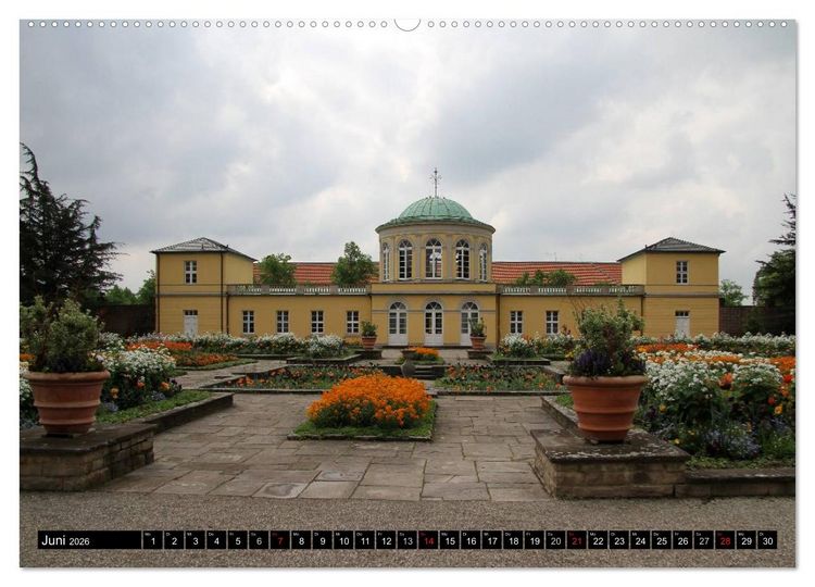 Produktbild: Hannovers prachtvolle G&auml;rten (hochwertiger Premium Wandkalender 2026 DIN A2 quer), Kunstdruck in Hochglanz