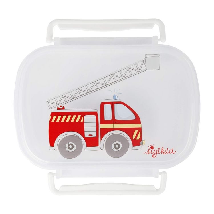 Produktbild: sigikid 25408 - Brotdose Feuerwehr, inklusive zus&auml;tzlichem Rohkostsch&auml;lchen