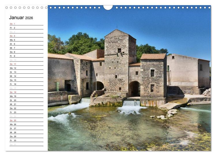 Produktbild: Languedoc-Roussillon - unter der Sonne des Midi (Wandkalender 2026 DIN A3 quer), CALVENDO Monatskalender