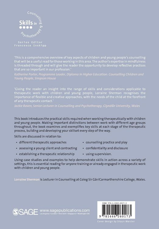 Produktbild: Skills in Counselling and Psychotherapy with Children and Young People