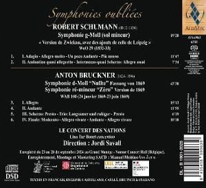 Produktbild: Schumann,Bruckner: Forgotten Symphonies