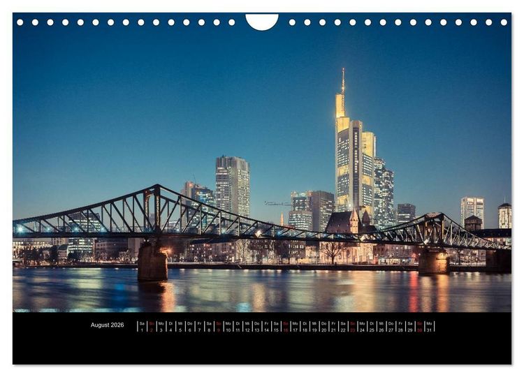 Produktbild: Frankfurt (Wandkalender 2026 DIN A4 quer), CALVENDO Monatskalender