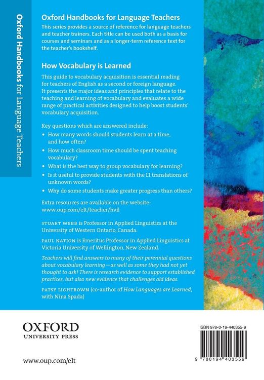 Produktbild: How Vocabulary Is Learned