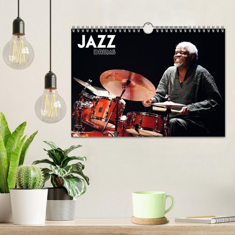 Produktbild: Jazz drums (Calendrier mural 2026 DIN A4 vertical), CALVENDO calendrier mensuel