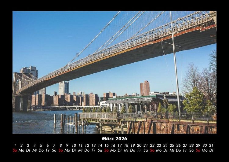 Produktbild: New York 2026 Fotokalender DIN A3