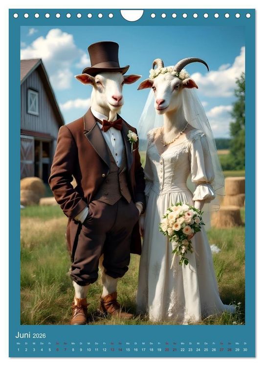 Produktbild: Nicht nur ein Vogel wollte Hochzeit halten (Wandkalender 2026 DIN A4 hoch), CALVENDO Monatskalender