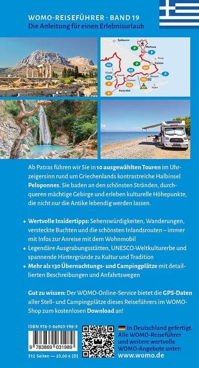 Produktbild: Entdeckertouren mit dem Wohnmobil Peloponnes