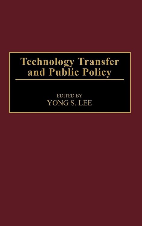 Produktbild: Technology Transfer and Public Policy