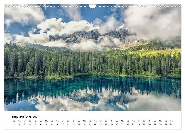 Produktbild: Merveilleuse Italie (Calendrier mural 2027 DIN A3 vertical), CALVENDO calendrier mensuel
