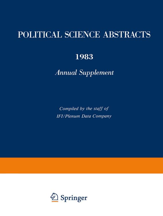 Produktbild: Political Science Abstracts