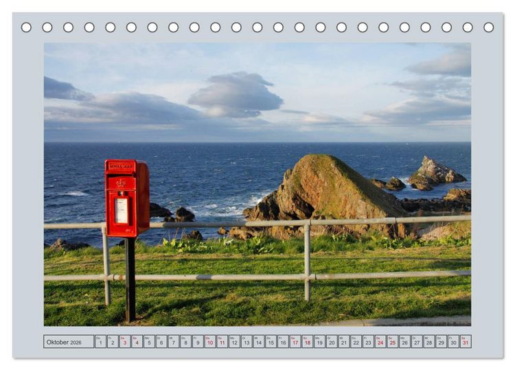 Produktbild: Sie haben Post - Briefk&auml;sten in Schottland (Tischkalender 2026 DIN A5 quer), CALVENDO Monatskalender