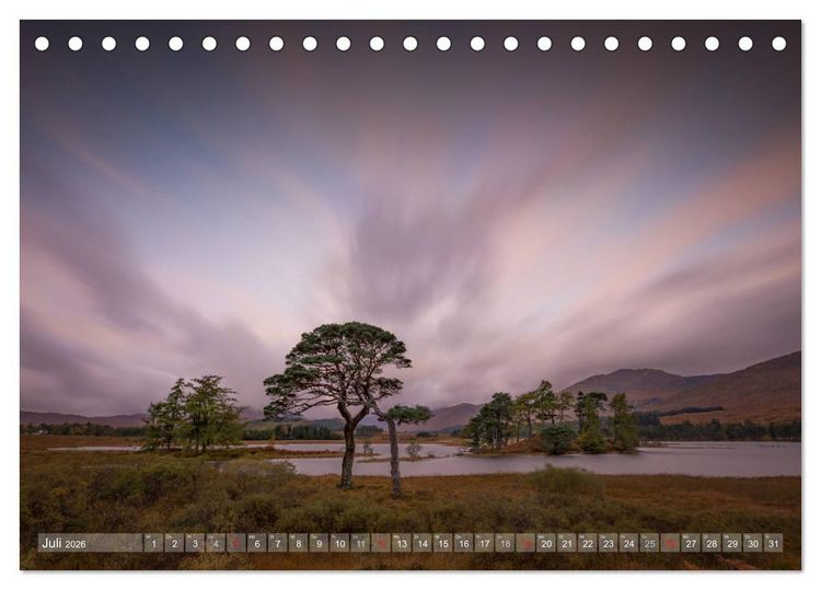Produktbild: Herbstliches Schottland (Tischkalender 2026 DIN A5 quer), CALVENDO Monatskalender