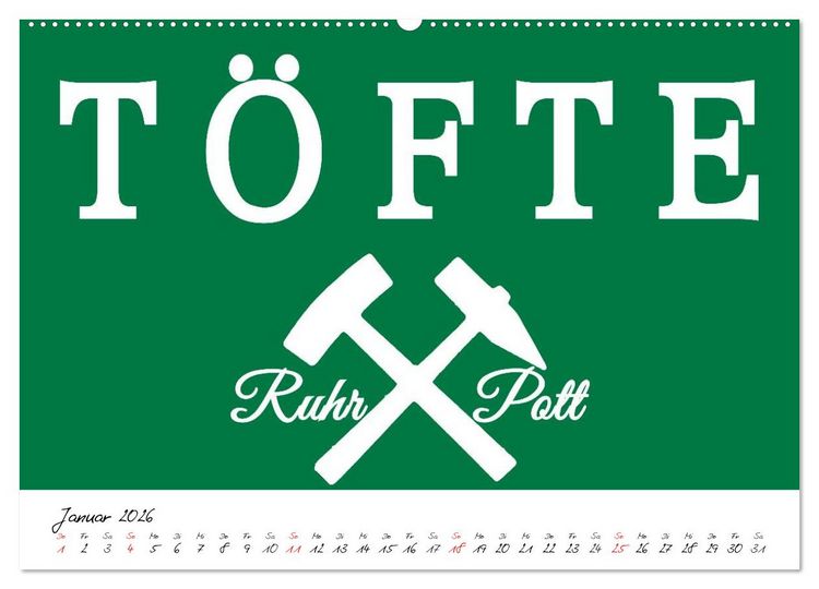 Produktbild: Ruhrpott Vokabeln (hochwertiger Premium Wandkalender 2026 DIN A2 quer), Kunstdruck in Hochglanz