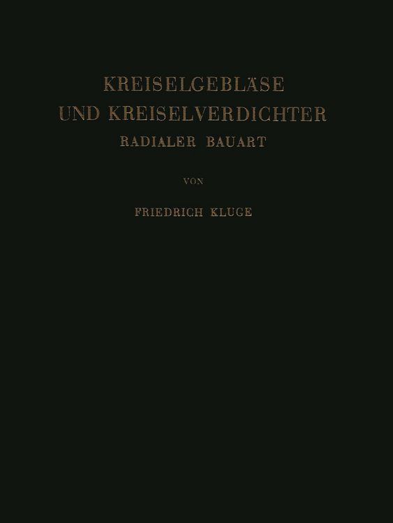 Produktbild: Kreiselgebl&auml;se und Kreiselverdichter