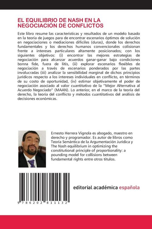 Produktbild: EL EQUILIBRIO DE NASH EN LA NEGOCIACI&Oacute;N DE CONFLICTOS