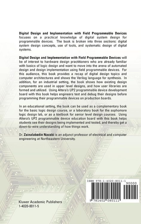 Produktbild: Digital Design and Implementation with Field Programmable Devices