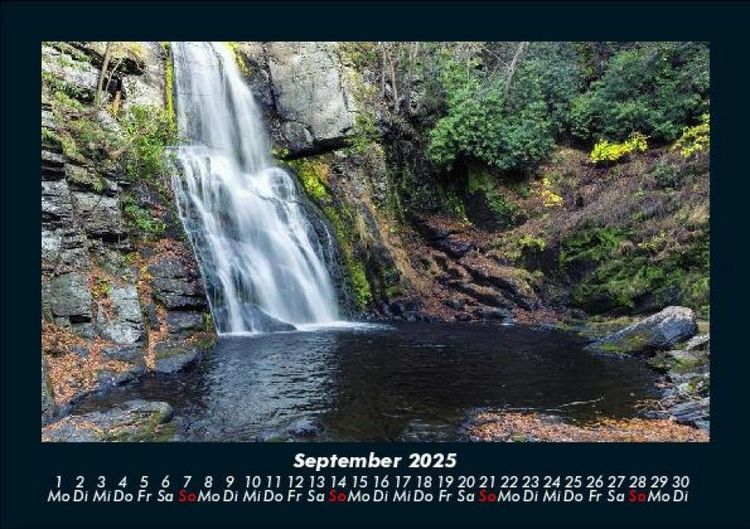 Produktbild: Wasserf&auml;lle 2025 Fotokalender DIN A5