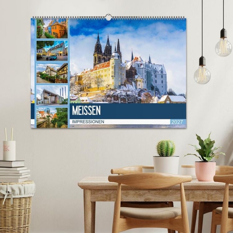 Produktbild: Mei&szlig;en Impressionen (Wandkalender 2027 DIN A2 quer), CALVENDO Monatskalender