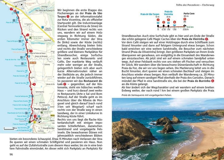 Produktbild: ROTHER Wanderf&uuml;hrer Portugal S&uuml;d: Rota Vicentina. Alle Etappen des Fischerwegs und des Historischen Wegs &ndash; mit 13 zus&auml;tzlichen Rundtouren