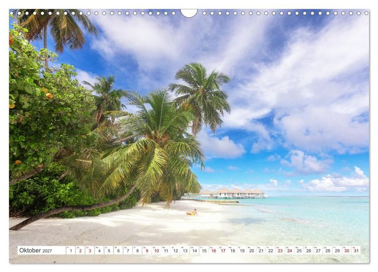 Produktbild: Malediven, Perle im Indischen Ozean (Wandkalender 2027 DIN A3 quer), CALVENDO Monatskalender