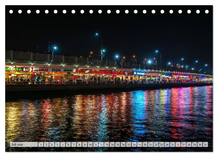 Produktbild: Big City Lights - Metropolen im Lichterglanz (Tischkalender 2026 DIN A5 quer), CALVENDO Monatskalender