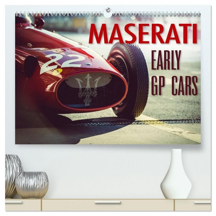 Produktbild: Maserati - Early GP Cars (High Quality Premium Wall Calendar 2027 DIN A2 landscape),CALVENDO 12 Month Wall Calendar