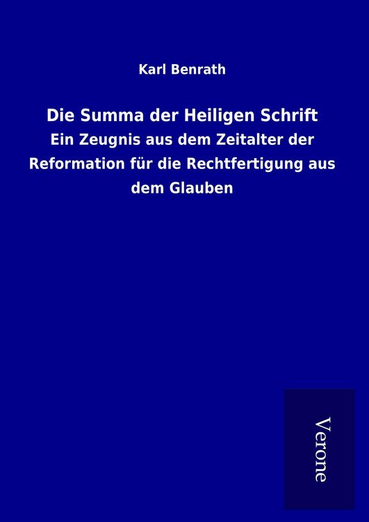 Produktbild: Die Summa der Heiligen Schrift