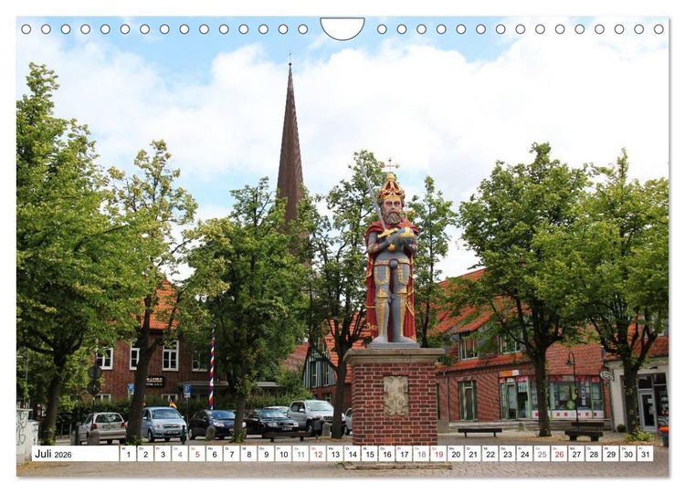 Produktbild: Wedel - Ein Spaziergang (Wandkalender 2026 DIN A4 quer), CALVENDO Monatskalender