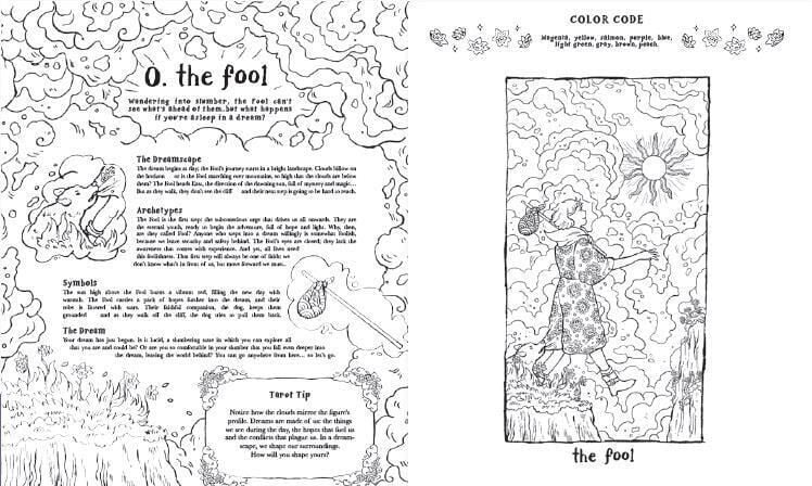 Produktbild: Cosmic Slumber Tarot Coloring Book