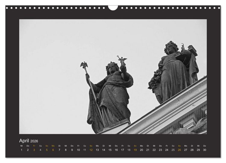 Produktbild: Dresdens stille Gesten (Wandkalender 2026 DIN A3 quer), CALVENDO Monatskalender