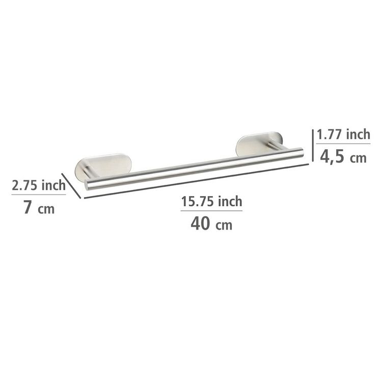 Produktbild: Turbo-Loc&reg; Badetuchstange Mod. Orea Matt, 40 cm, Befestigen ohne bohren