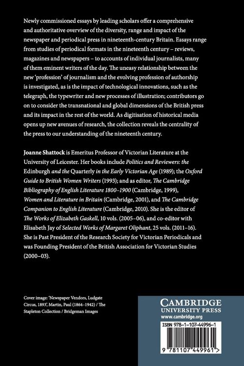 Produktbild: Journalism and the Periodical Press in Nineteenth-Century Britain