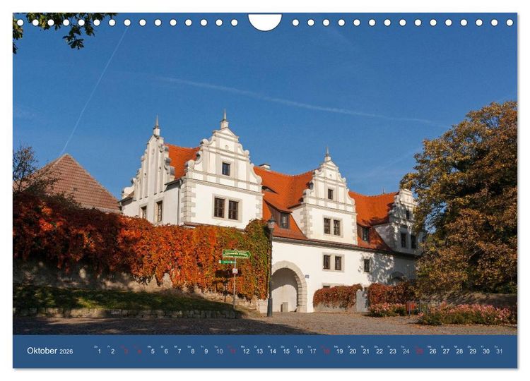 Produktbild: Sachsens Schl&ouml;sser und Burgen (Wandkalender 2026 DIN A4 quer), CALVENDO Monatskalender