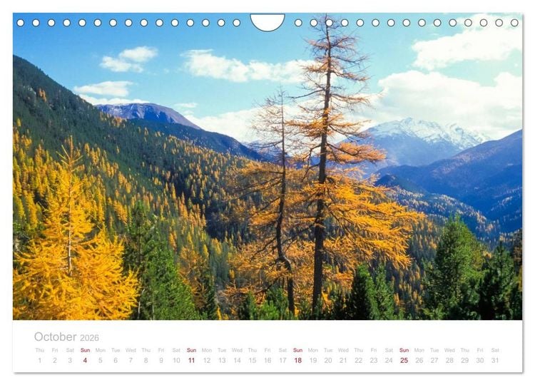 Produktbild: Grisons Engadine 2026 / UK-Version (Wall Calendar 2026 DIN A4 landscape), CALVENDO 12 Month Wall Calendar