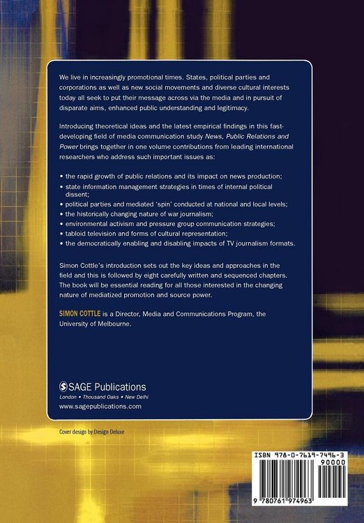 Produktbild: News, Public Relations and Power