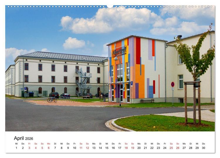 Produktbild: GROSSENHAIN 2026 (Wandkalender 2026 DIN A2 quer), CALVENDO Monatskalender