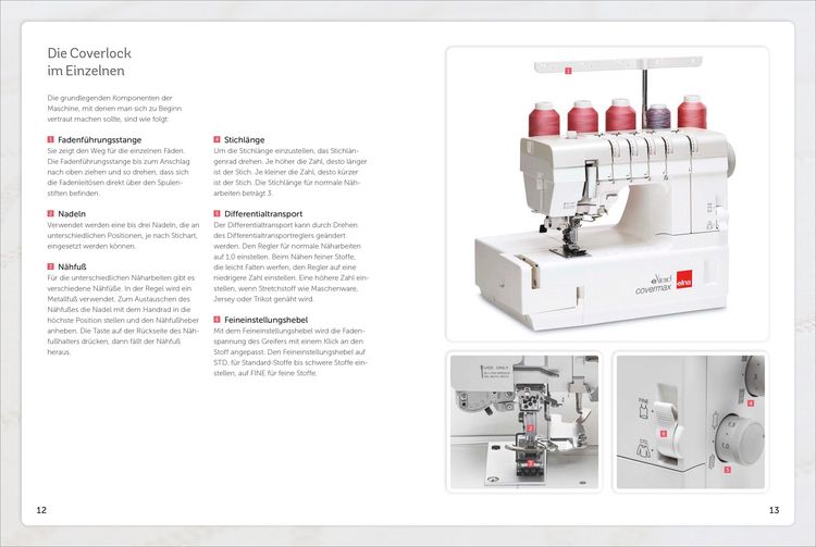 Produktbild: Praxiswissen - N&auml;hen mit dem Coverlock-Stich