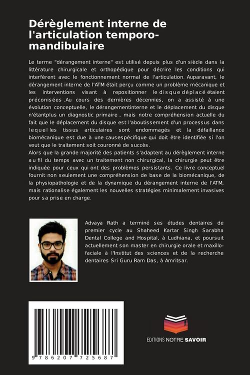 Produktbild: D&eacute;r&egrave;glement interne de l'articulation temporo-mandibulaire