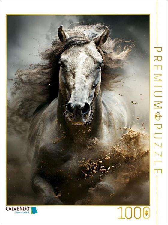 Produktbild: CALVENDO Puzzle Pferd | 1000 Teile Lege-Gr&ouml;&szlig;e 64x48cm Foto-Puzzle f&uuml;r gl&uuml;ckliche Stunden