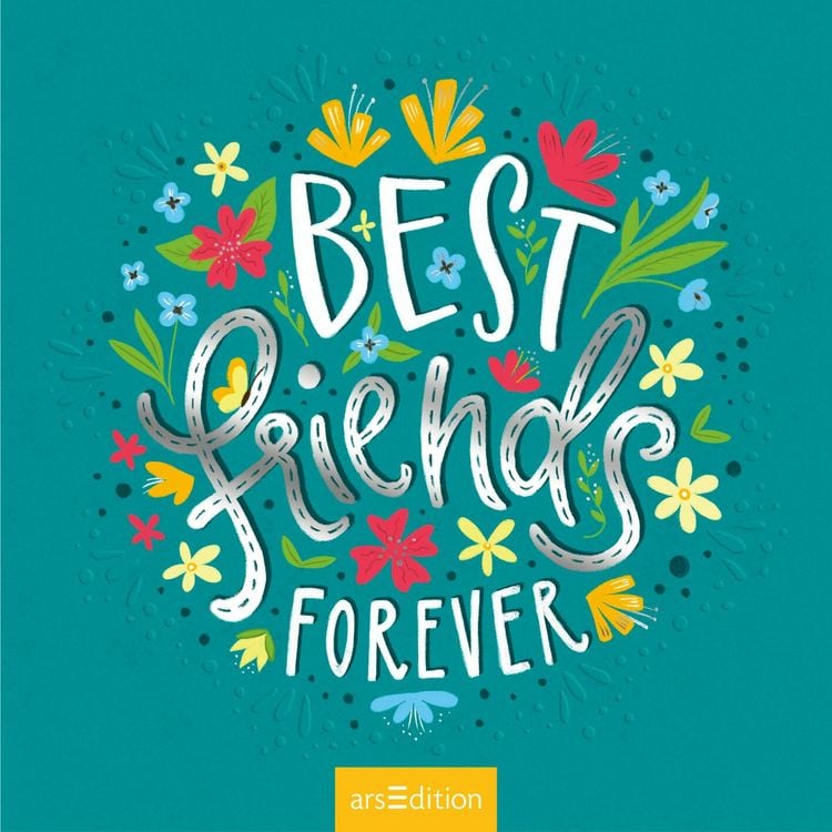 Produktbild: Freundebuch Best Friends Forever (Handlettering)