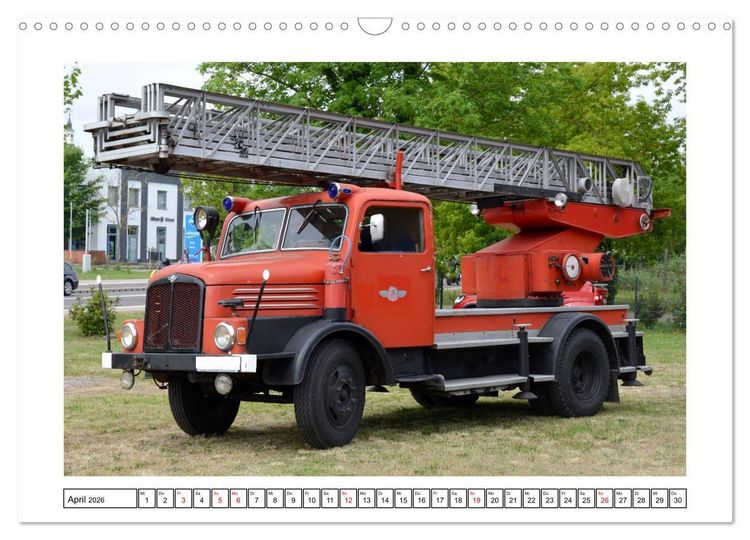 Produktbild: Einsatzfahrzeuge der DDR (Wandkalender 2026 DIN A3 quer), CALVENDO Monatskalender