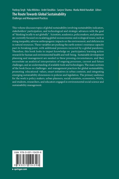 Produktbild: The Route Towards Global Sustainability