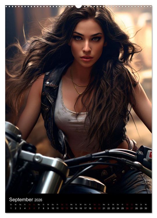 Produktbild: Riding Beauties (Wandkalender 2026 DIN A2 hoch), CALVENDO Monatskalender