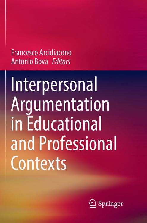Produktbild: Interpersonal Argumentation in Educational and Professional Contexts