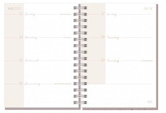 Produktbild: Lieblings-Timer 2026/2027 17 Monate [Fine Flowers Ros&eacute;] EM