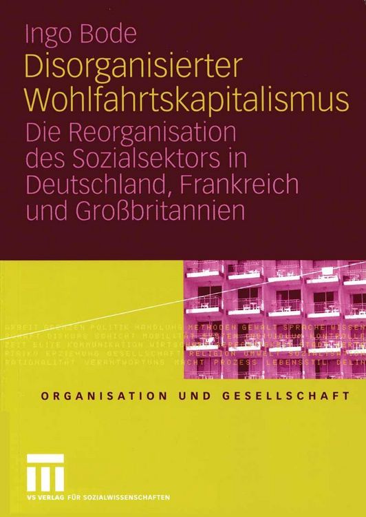 Produktbild: Disorganisierter Wohlfahrtskapitalismus