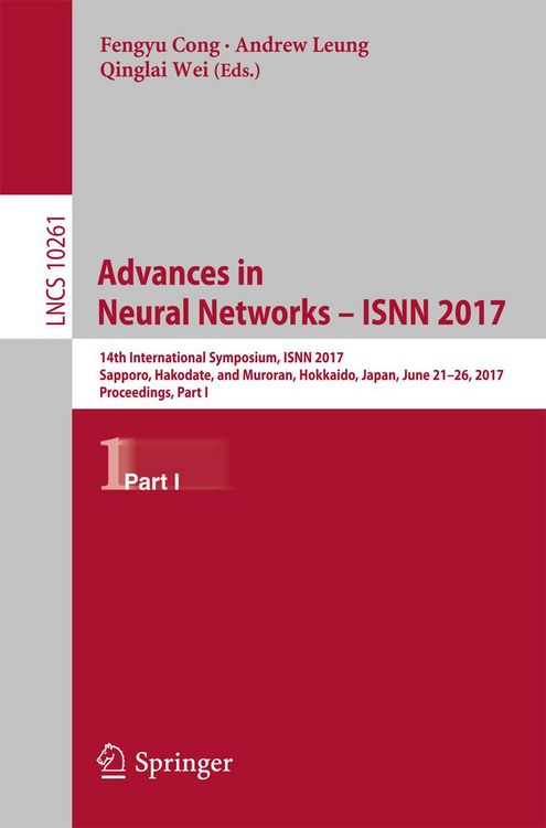 Produktbild: Advances in Neural Networks - ISNN 2017