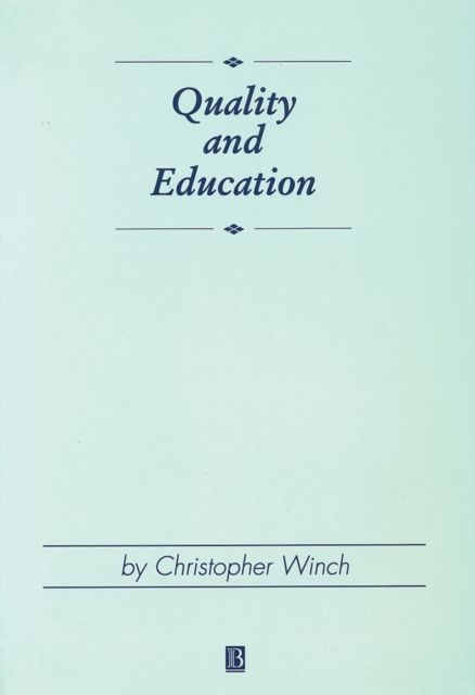 Produktbild: Winch, C: Quality and Education