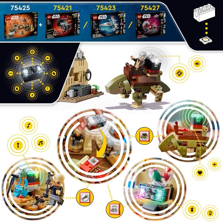 Produktbild: LEGO Star Wars 75425 SMART Play: Mos Eisley Cantina, Spielzeug ab 8