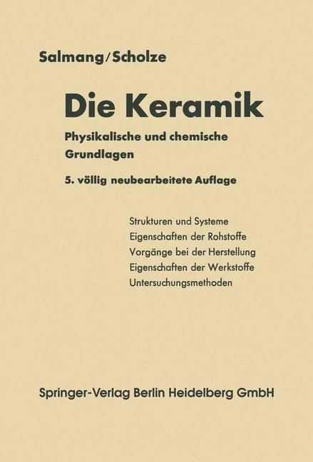 Produktbild: Die physikalischen und chemischen Grundlagen der Keramik